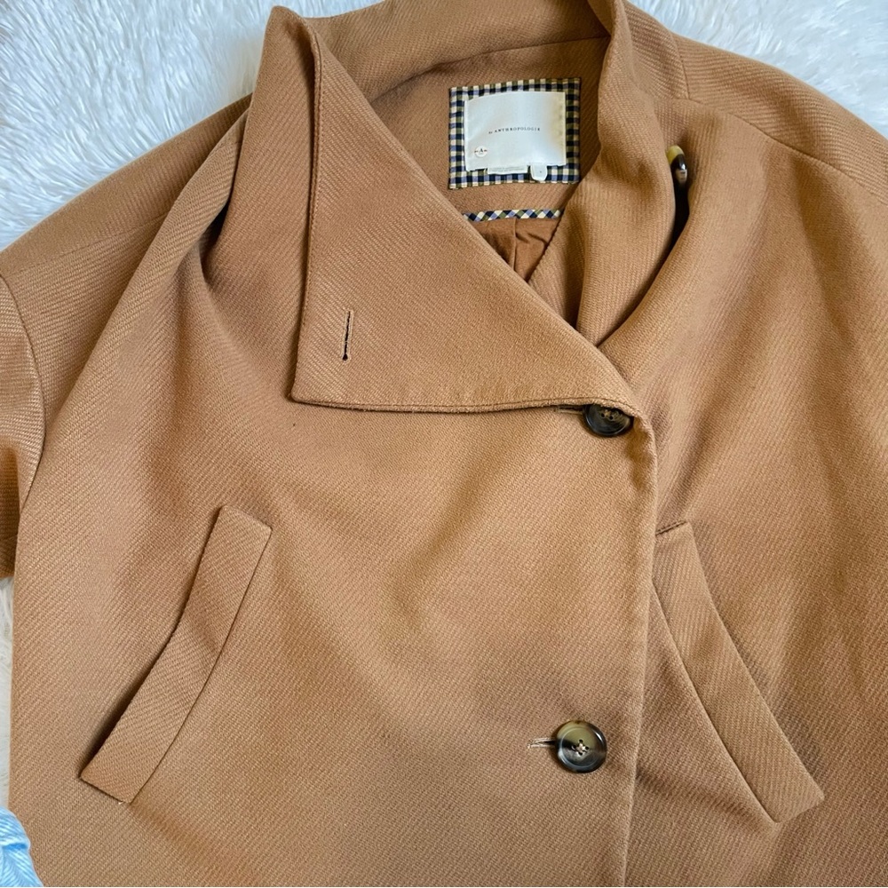 Anthropologie Sascha Asymmetrical Button-Front Co… - image 7